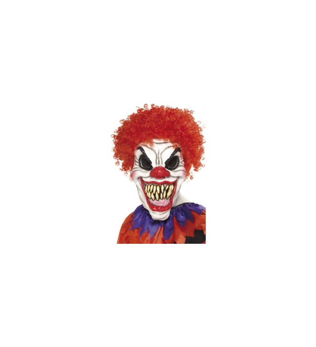 Maska Šialený klaun - veľké zuby II.