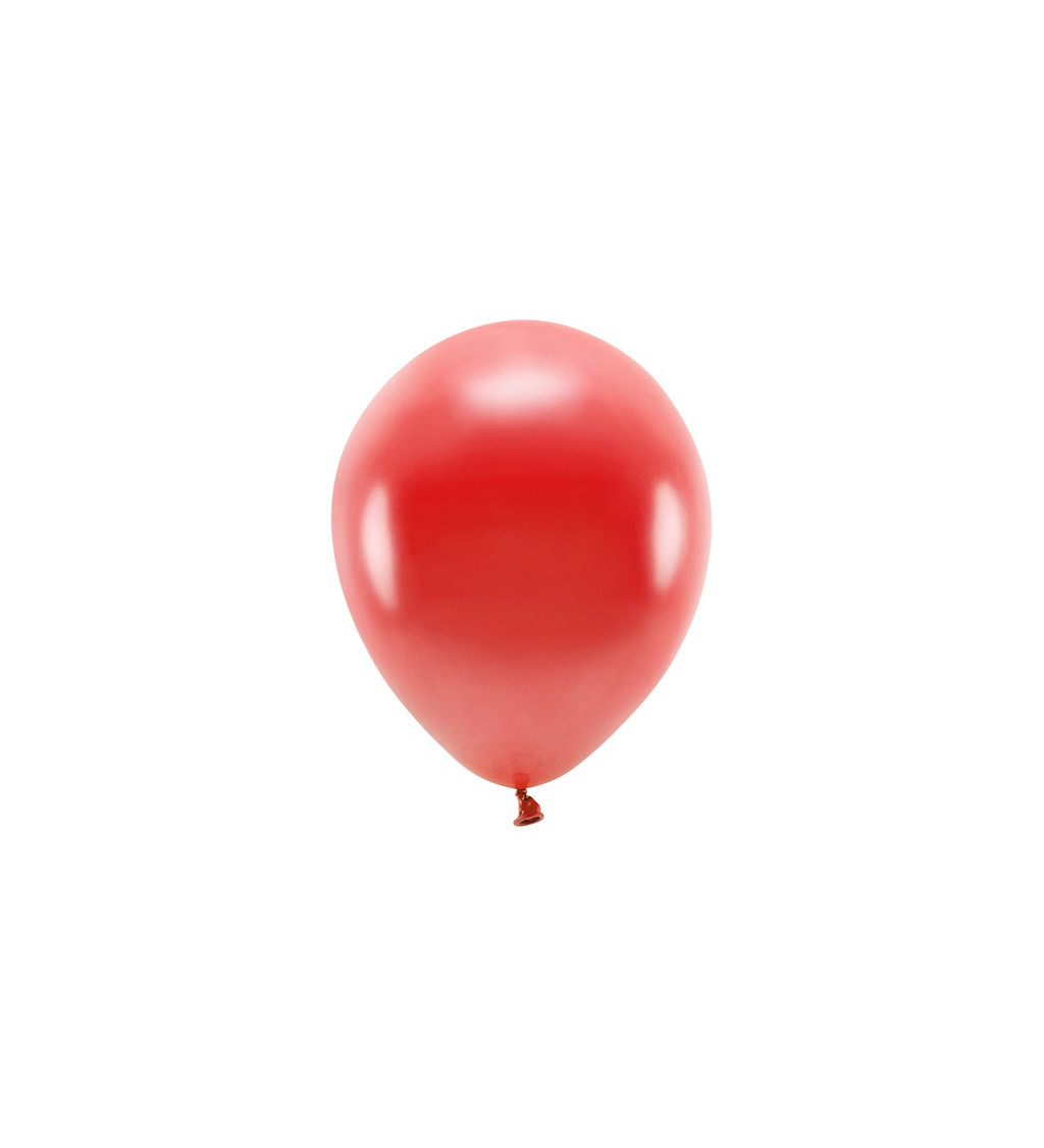 Eko pastelové červené balóny