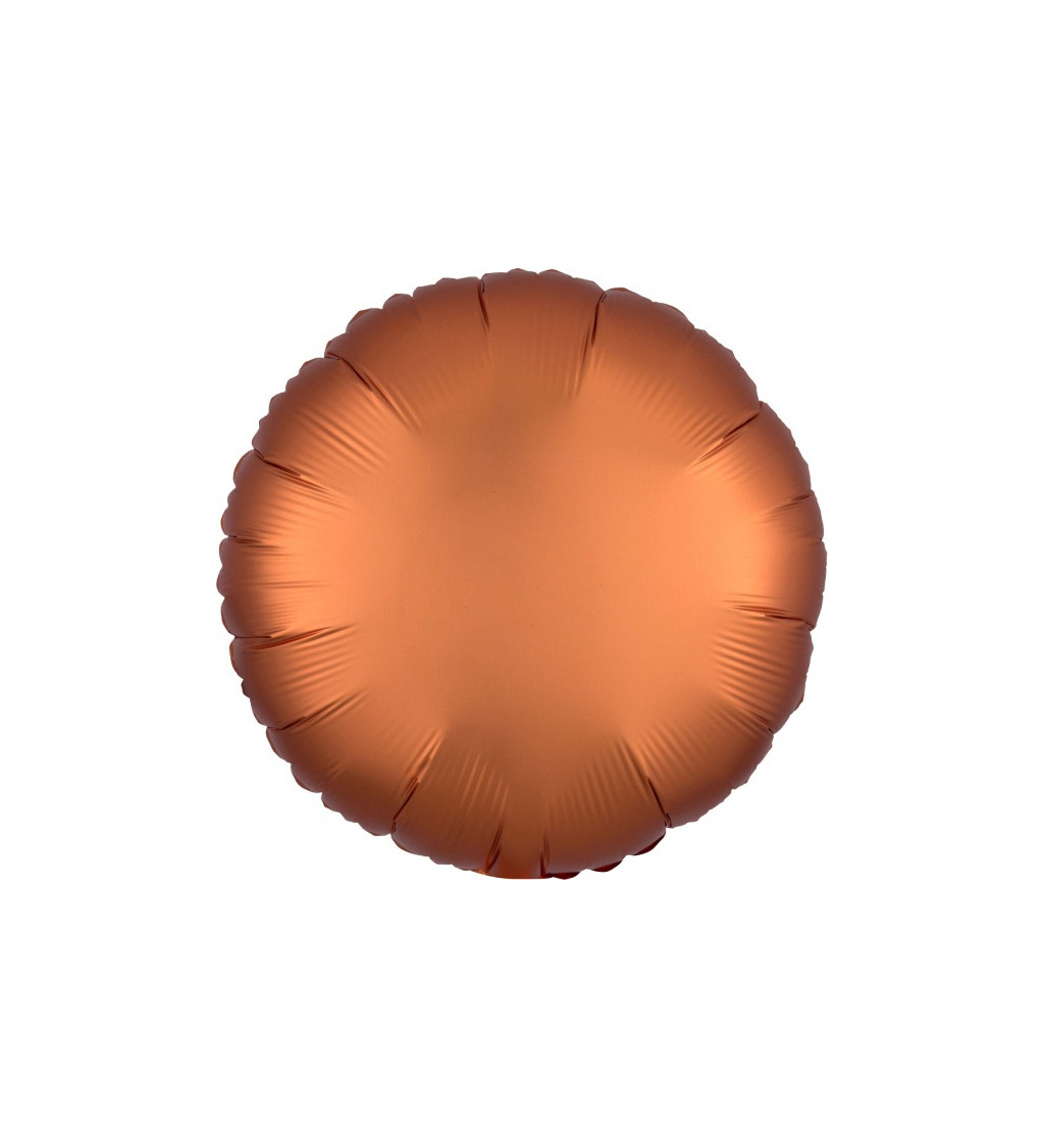 Metalický balón v bronzovej farbe