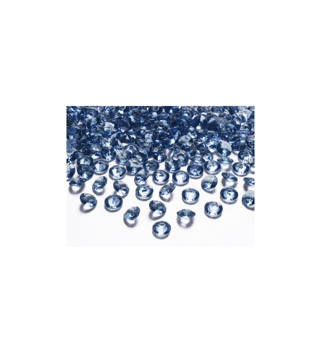 Dekoratívne diamanty mini - tmavo modré