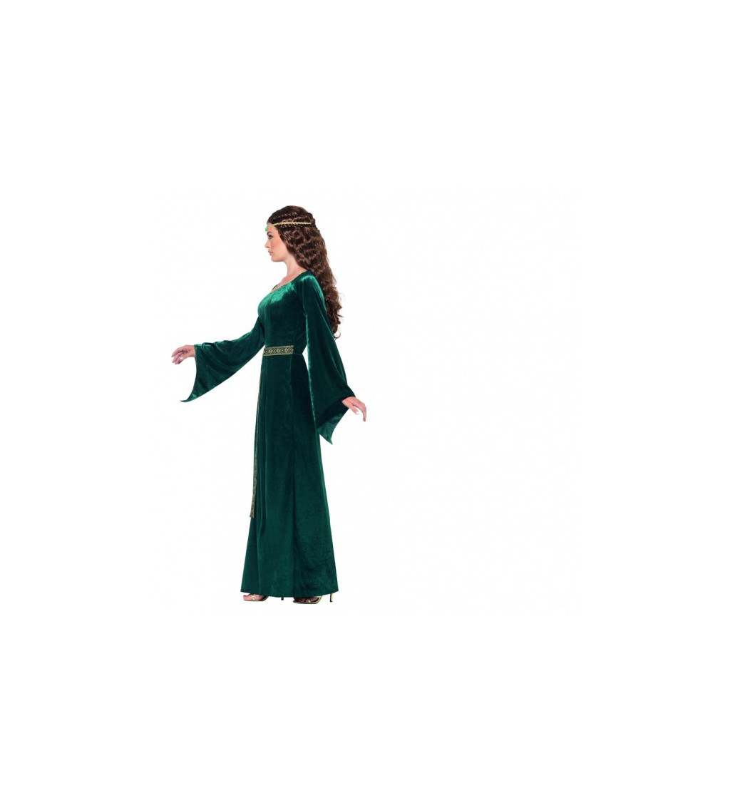 Kostým "Stredoveká kráľovná - Smaragd"