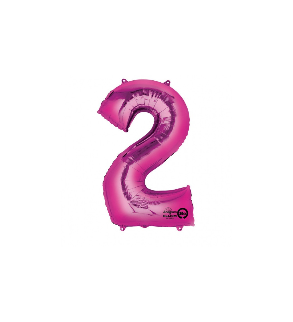 Ružový balónik - číslo 2