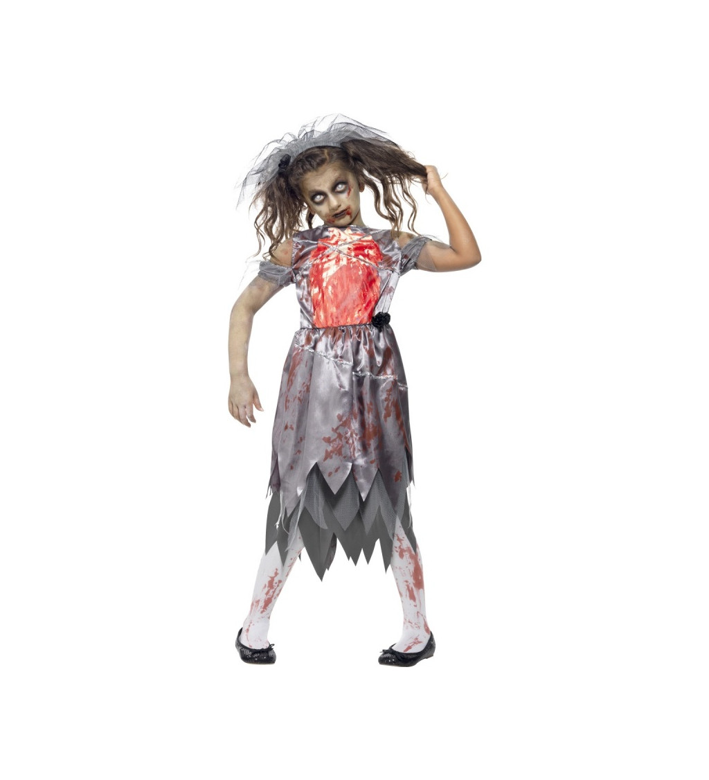 Detský kostým Zombie nevesta