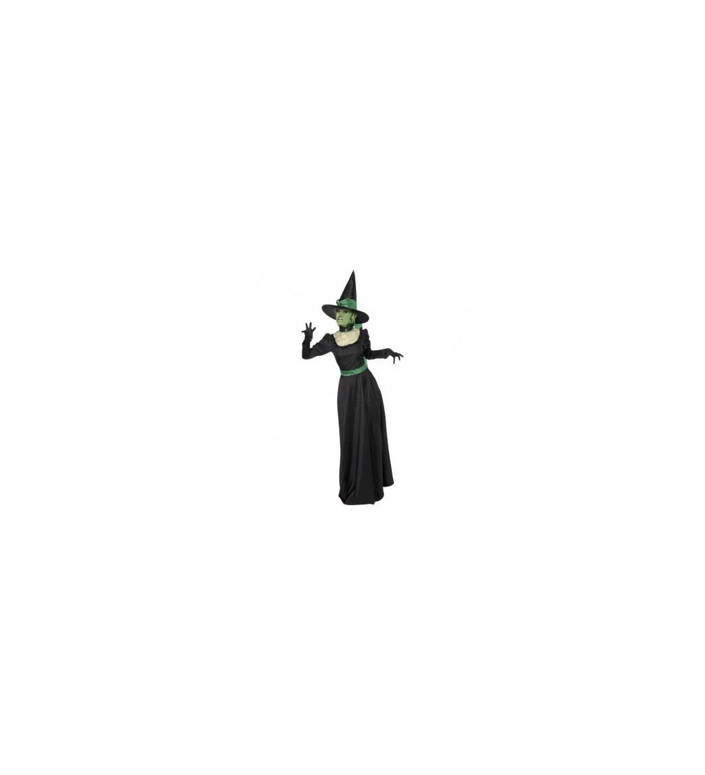 Kostým - Čarodejnica zelená