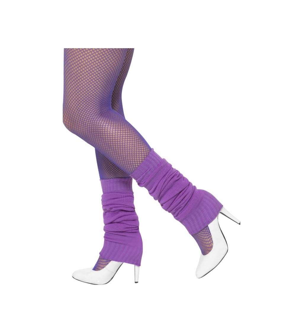 Návleky na nohy - fialové
