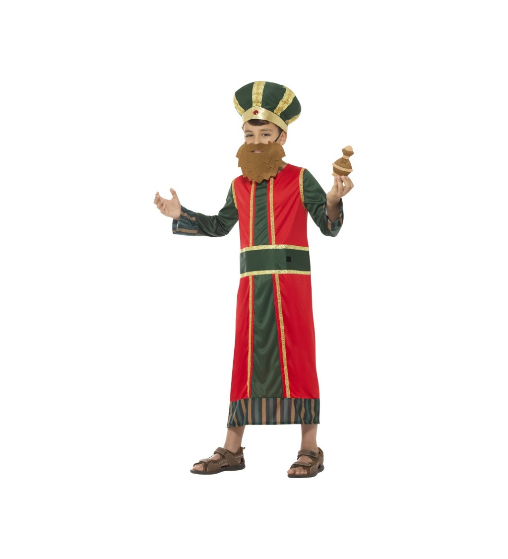 Detský trojkráľový kostým Gašpar