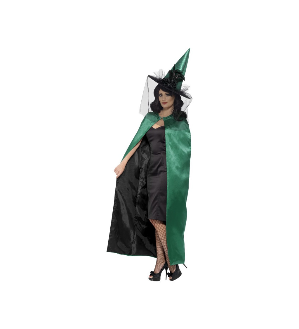 Plášť čarodejnícky deluxe - zelený