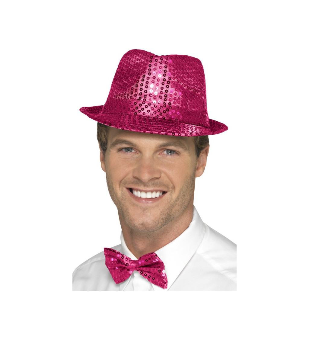Disco klobúčik - ružový