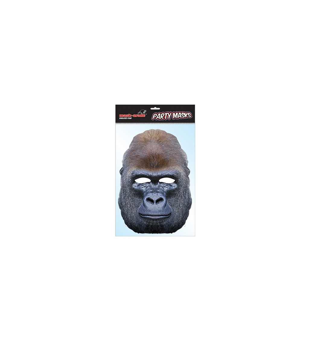 Papierová maska gorila