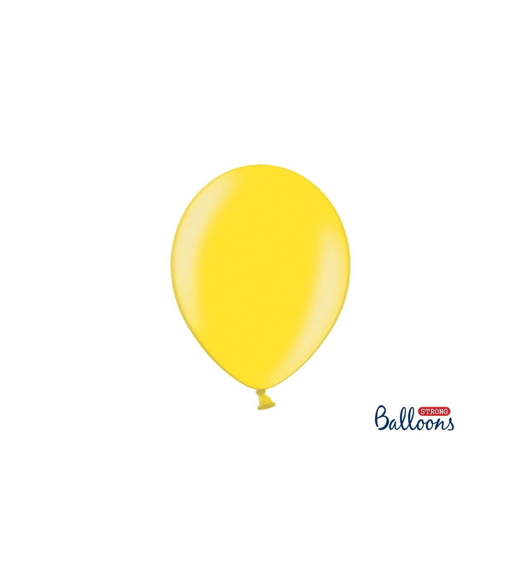 Metalický balónik - žltý