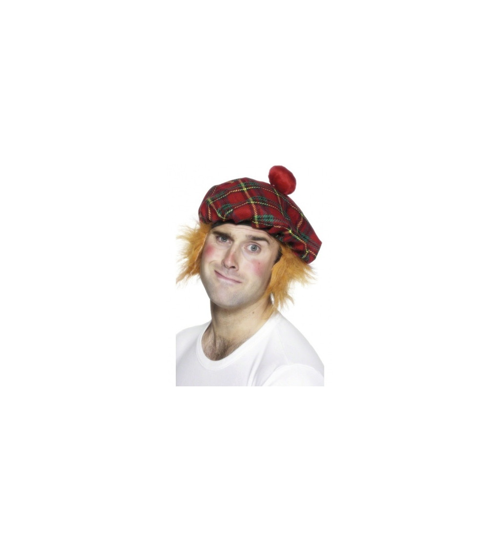 Škótska čiapka s vlasmi II