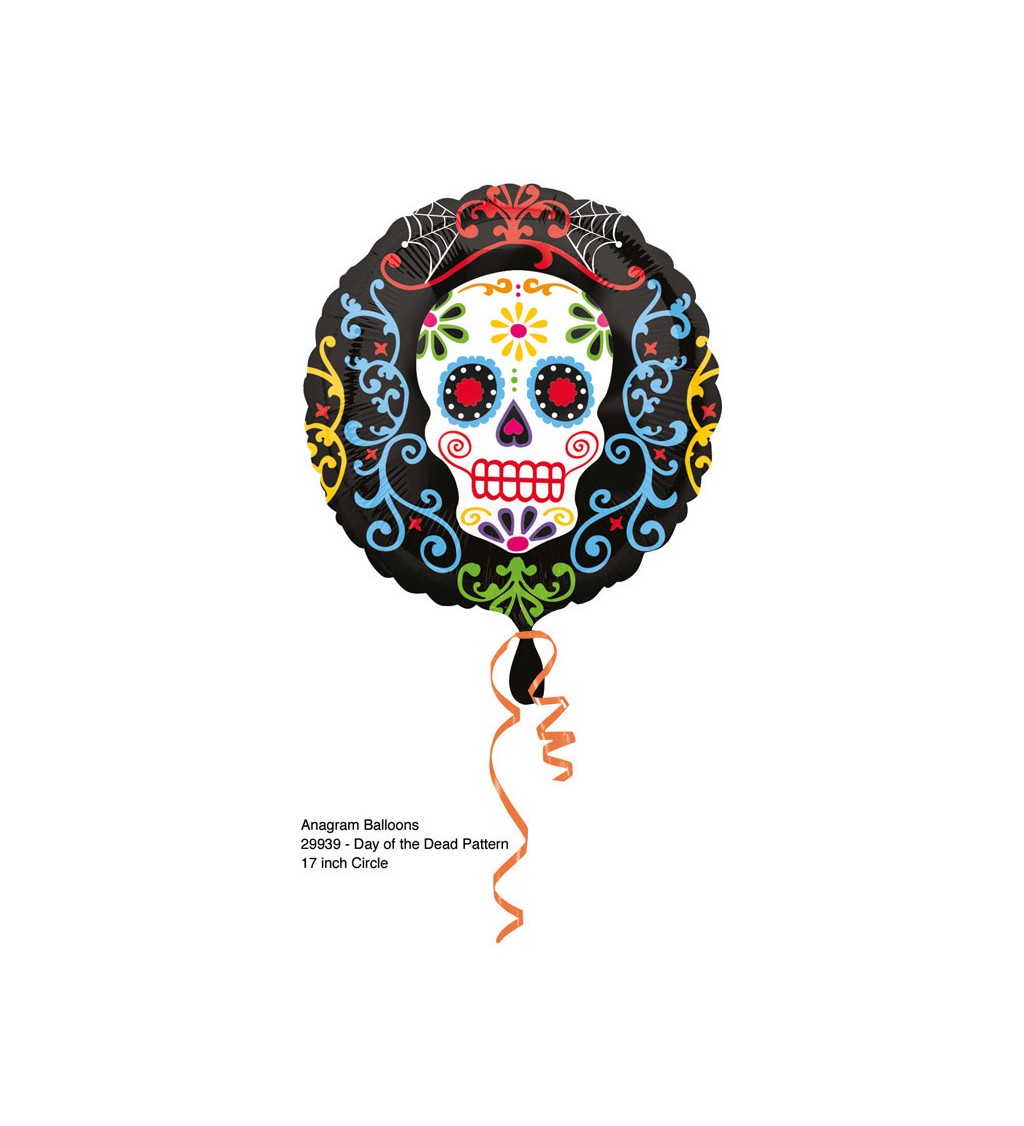 Fóliový balónik Mexický halloween