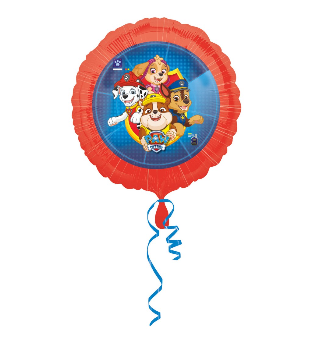 Fóliový balónik "Tlapková patrola 2018"