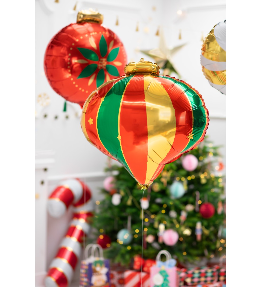 Fóliový balónik v tvare vianočnej ozdoby