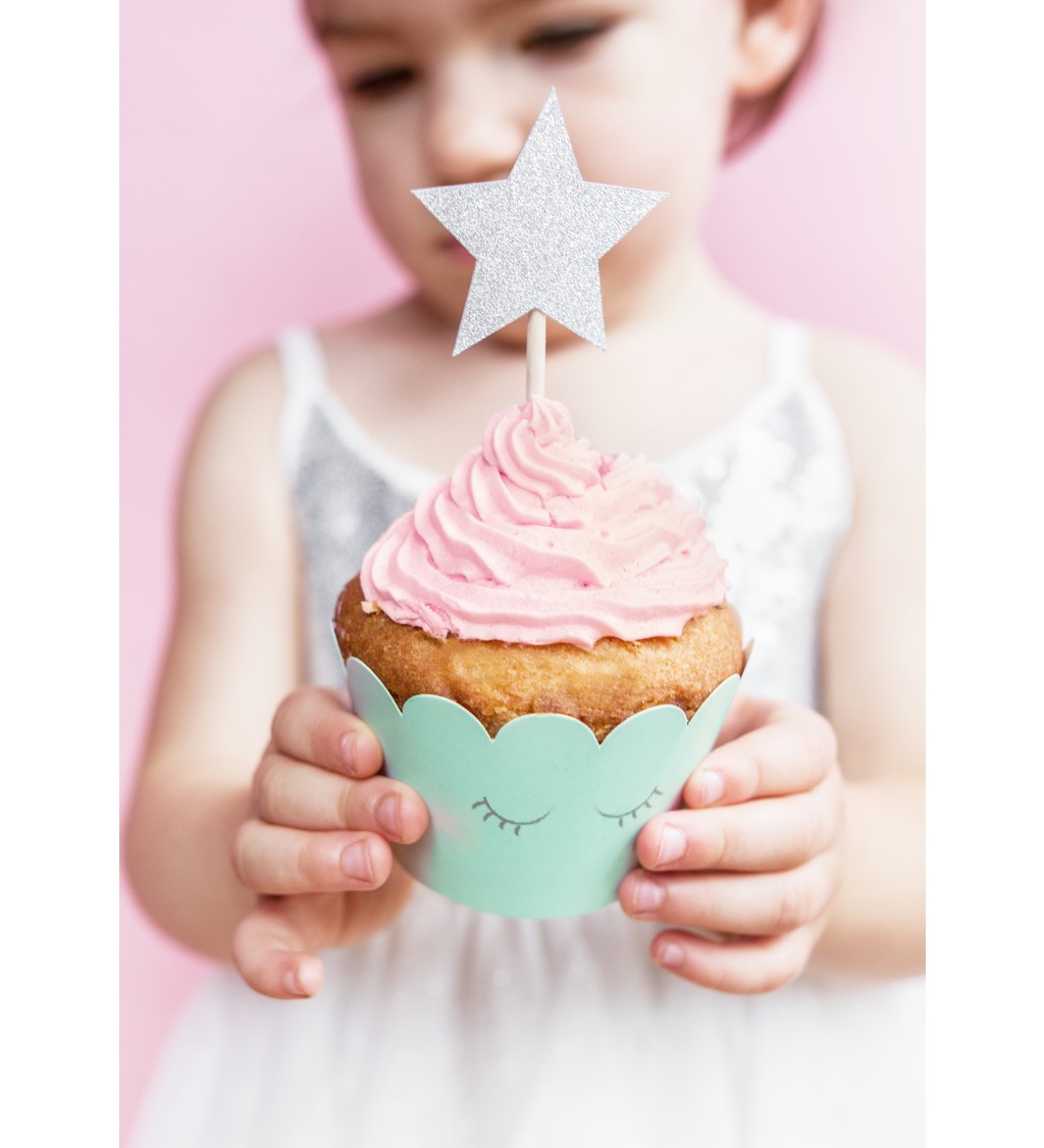Napichovátka na cupcakes Jednorožec - Hviezdy