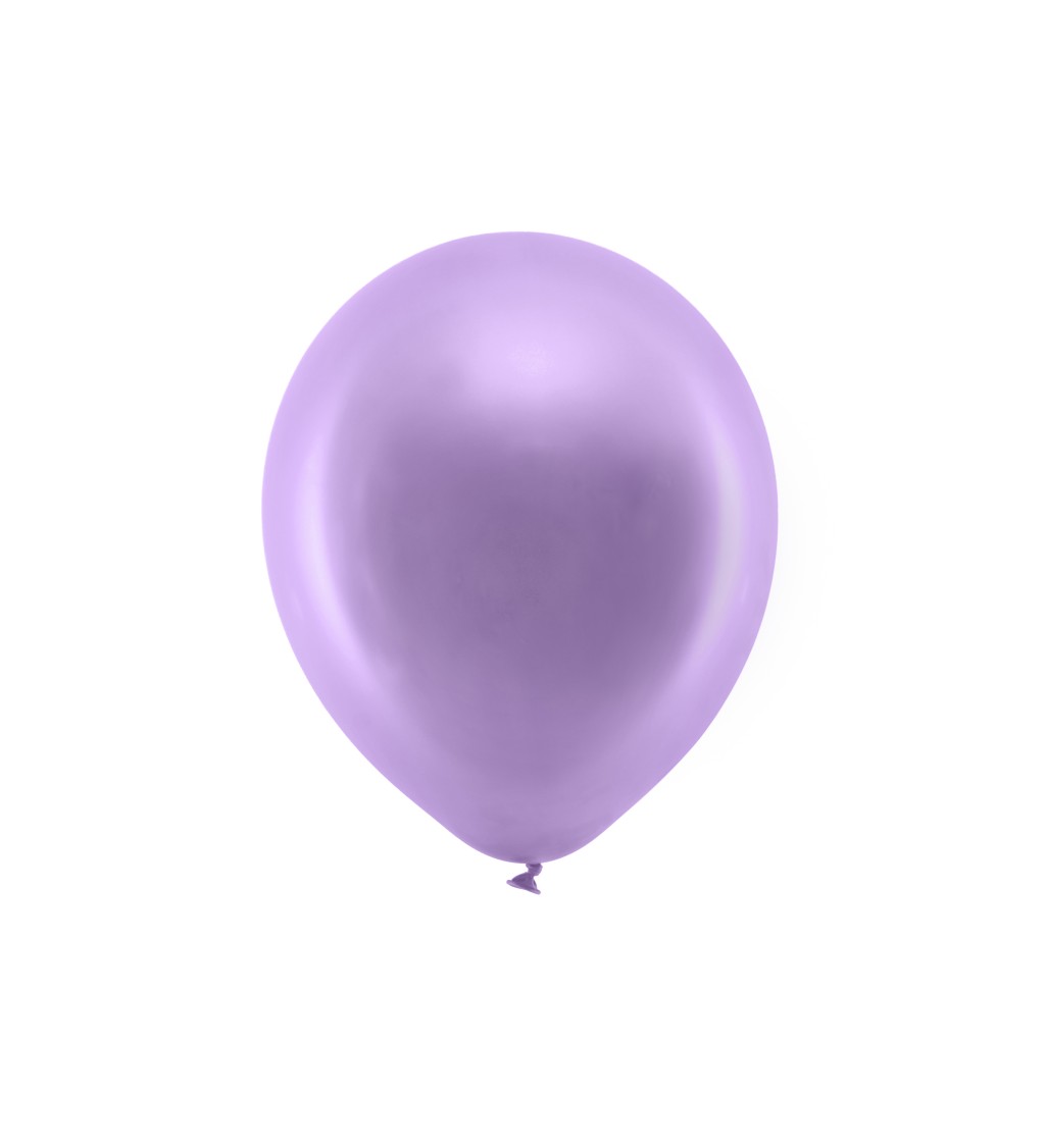 Metalicky fialové balóniky
