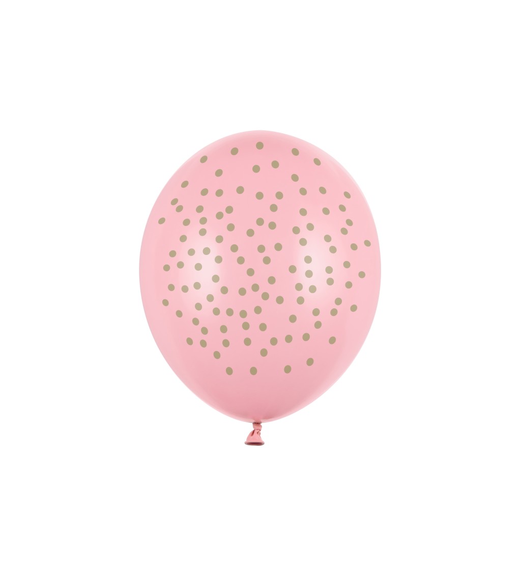 Pastelovo ružové balóny