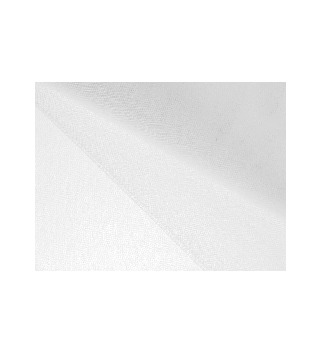 Dekoratívny tyl - biely (50 m)