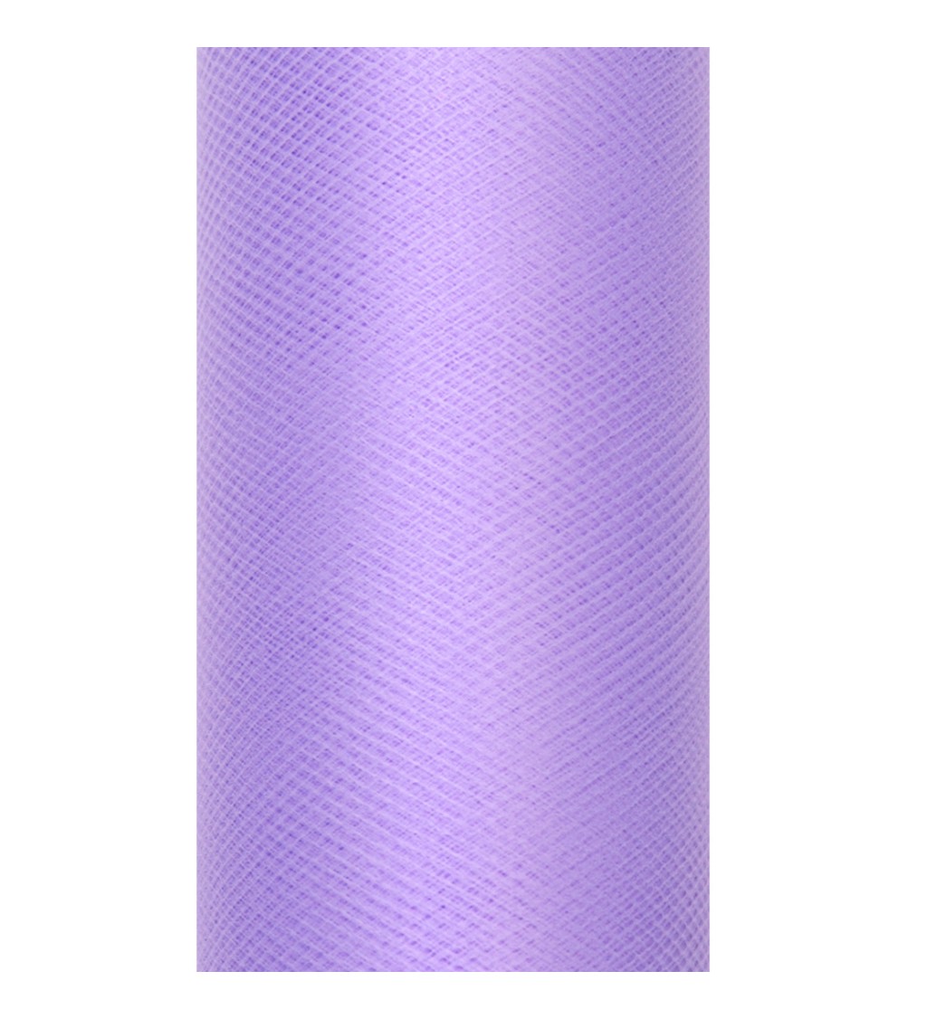 Dekoračný tyl vo fialovej farbe