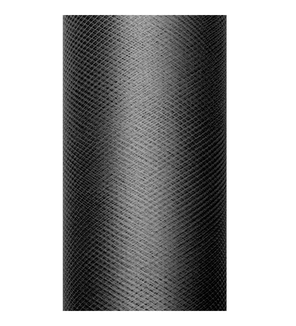 Dekoratívny tyl - čierny 0,5 x 9 m