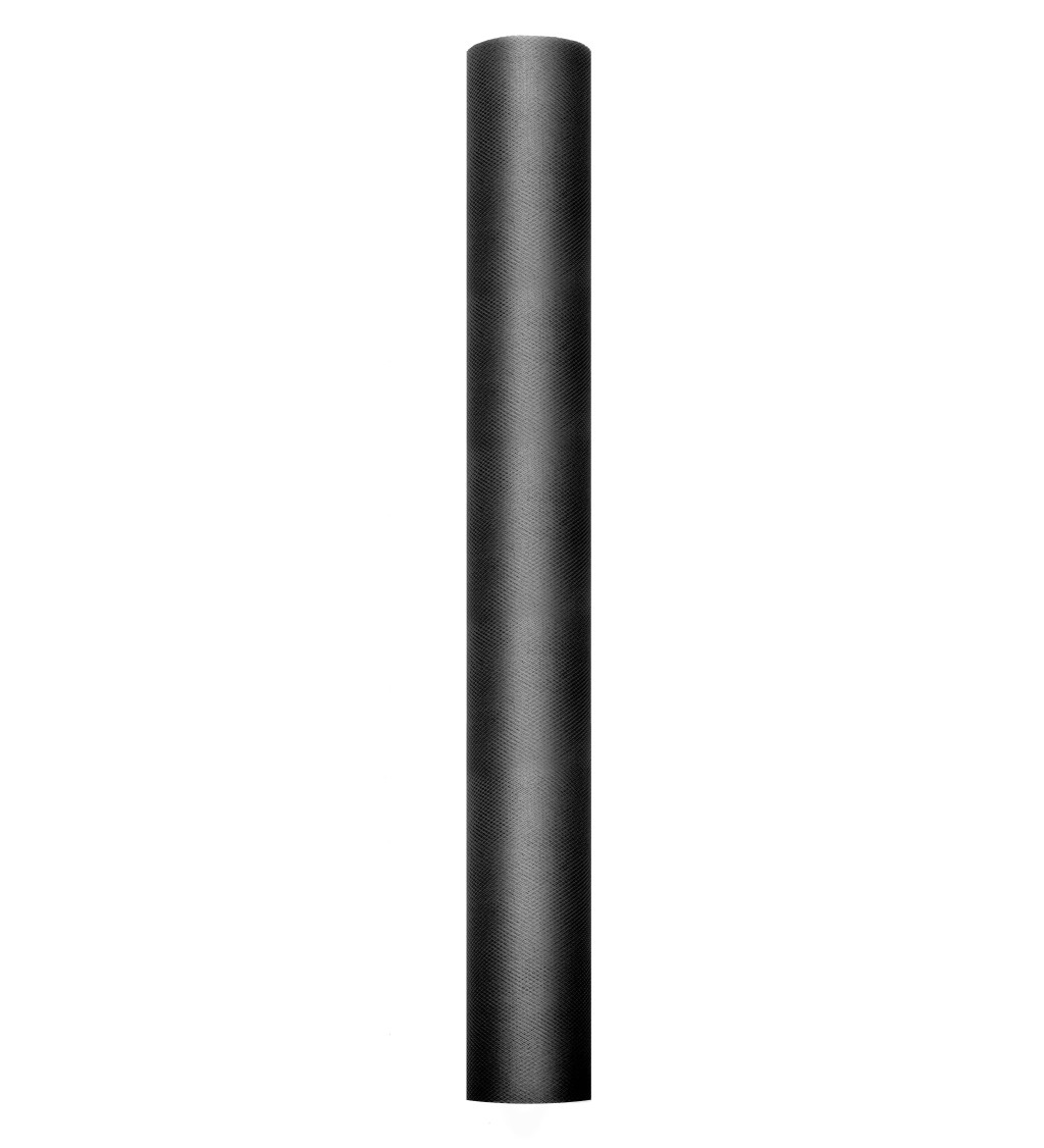 Dekoratívny tyl - čierny 0,5 x 9 m