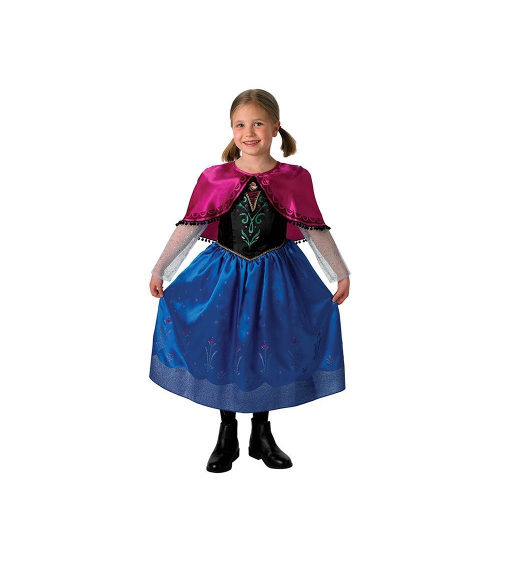 Detský kostým Anna z Frozen - deluxe