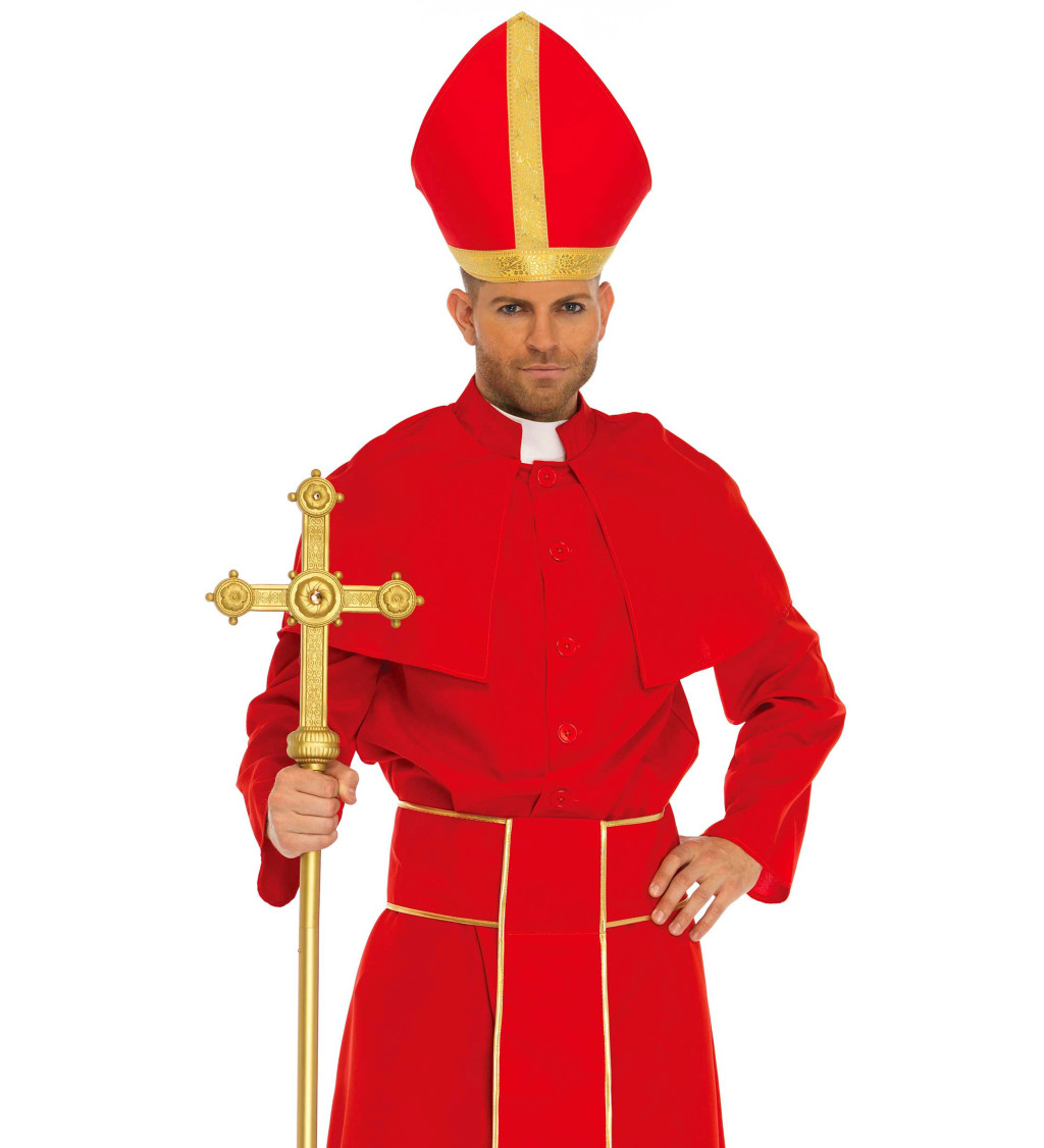 Červený kostým kardinála