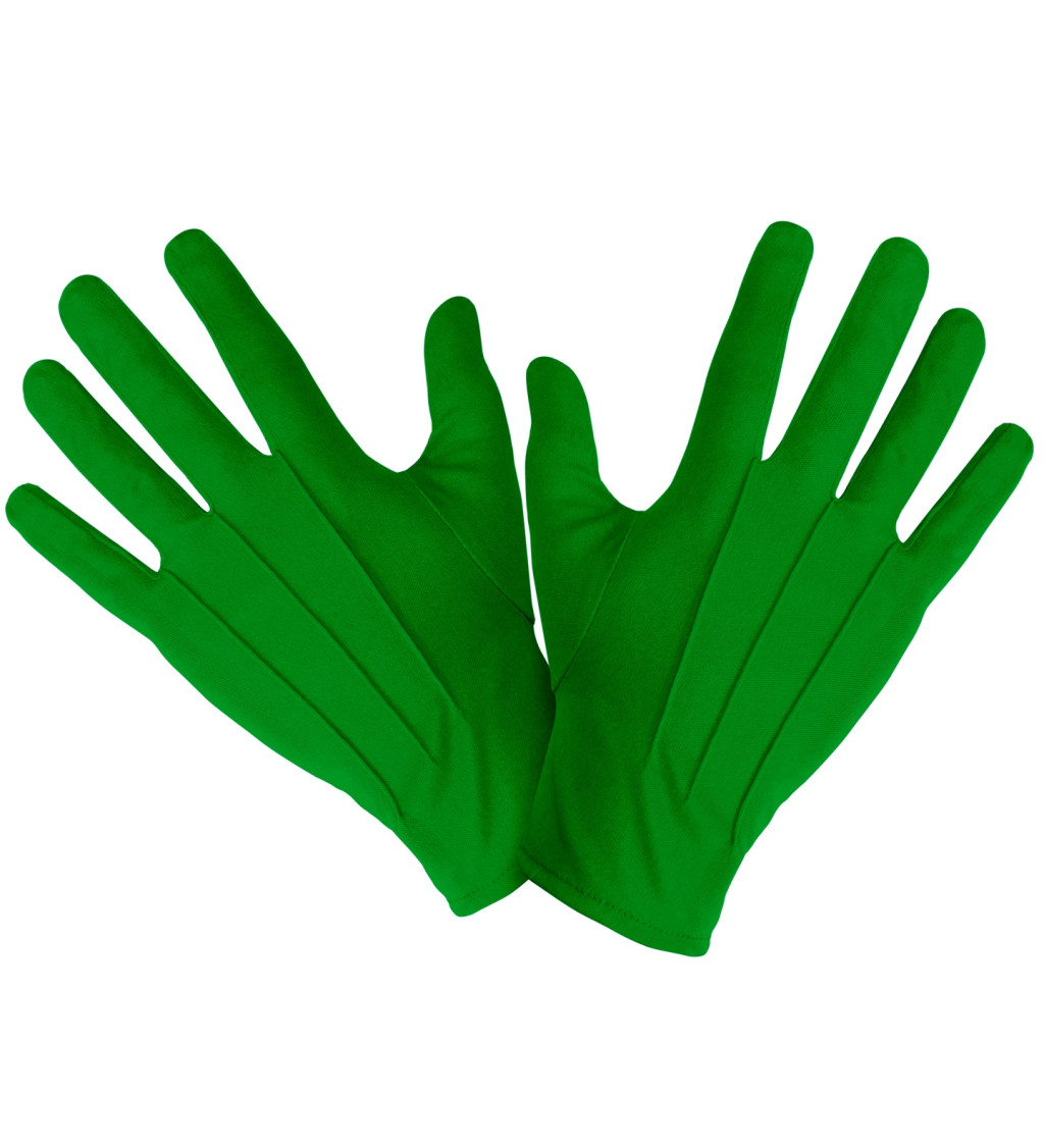 Vianočné zelené rukavice