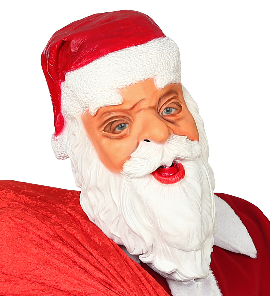Celohlavová maska Santa