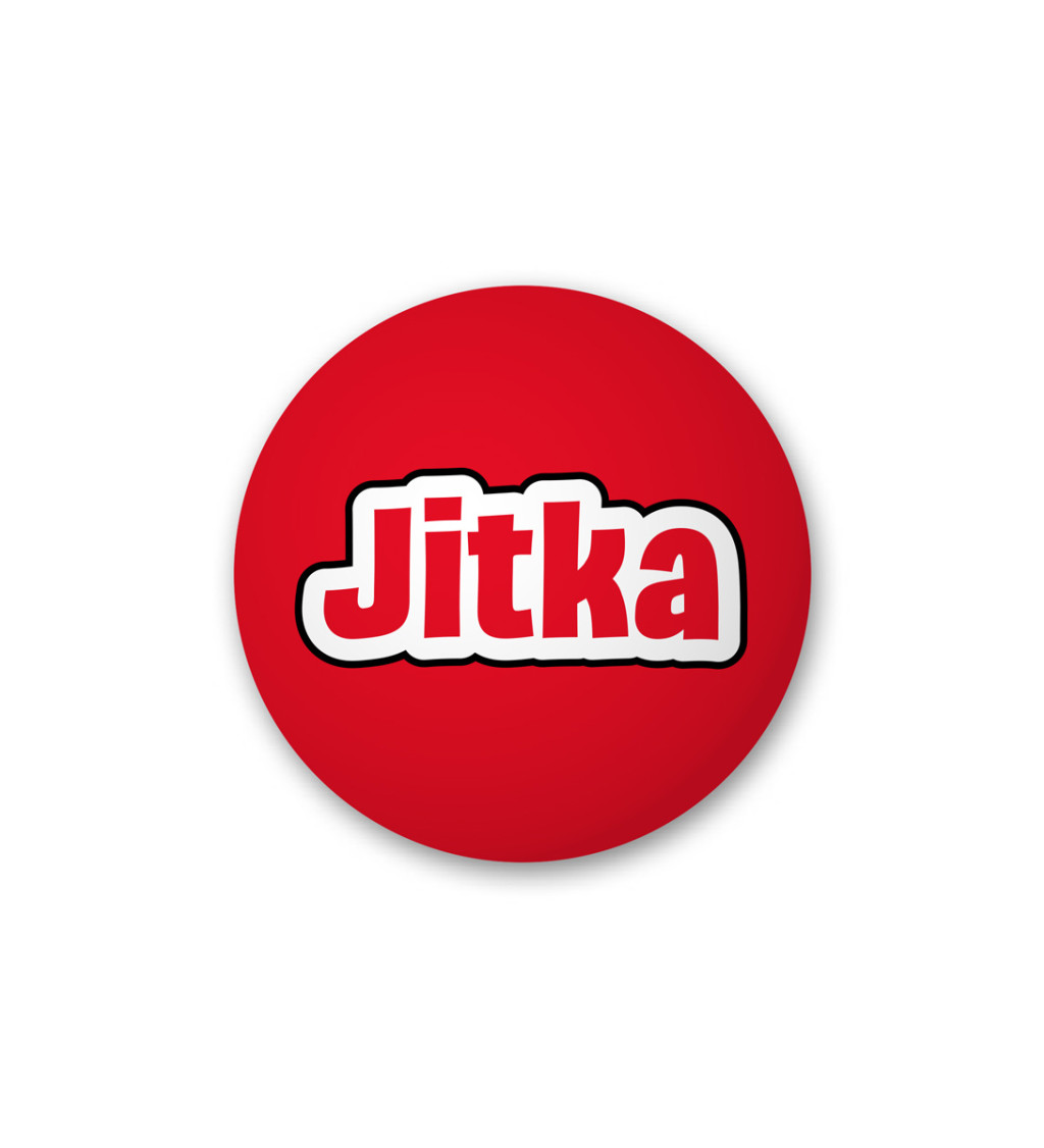Odznak s nápisom - Jitka