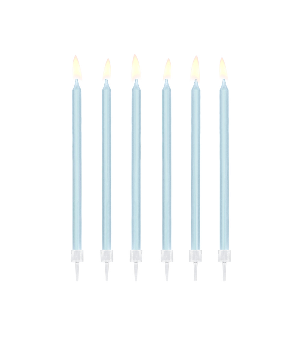 Narodeninové sviečky - modré