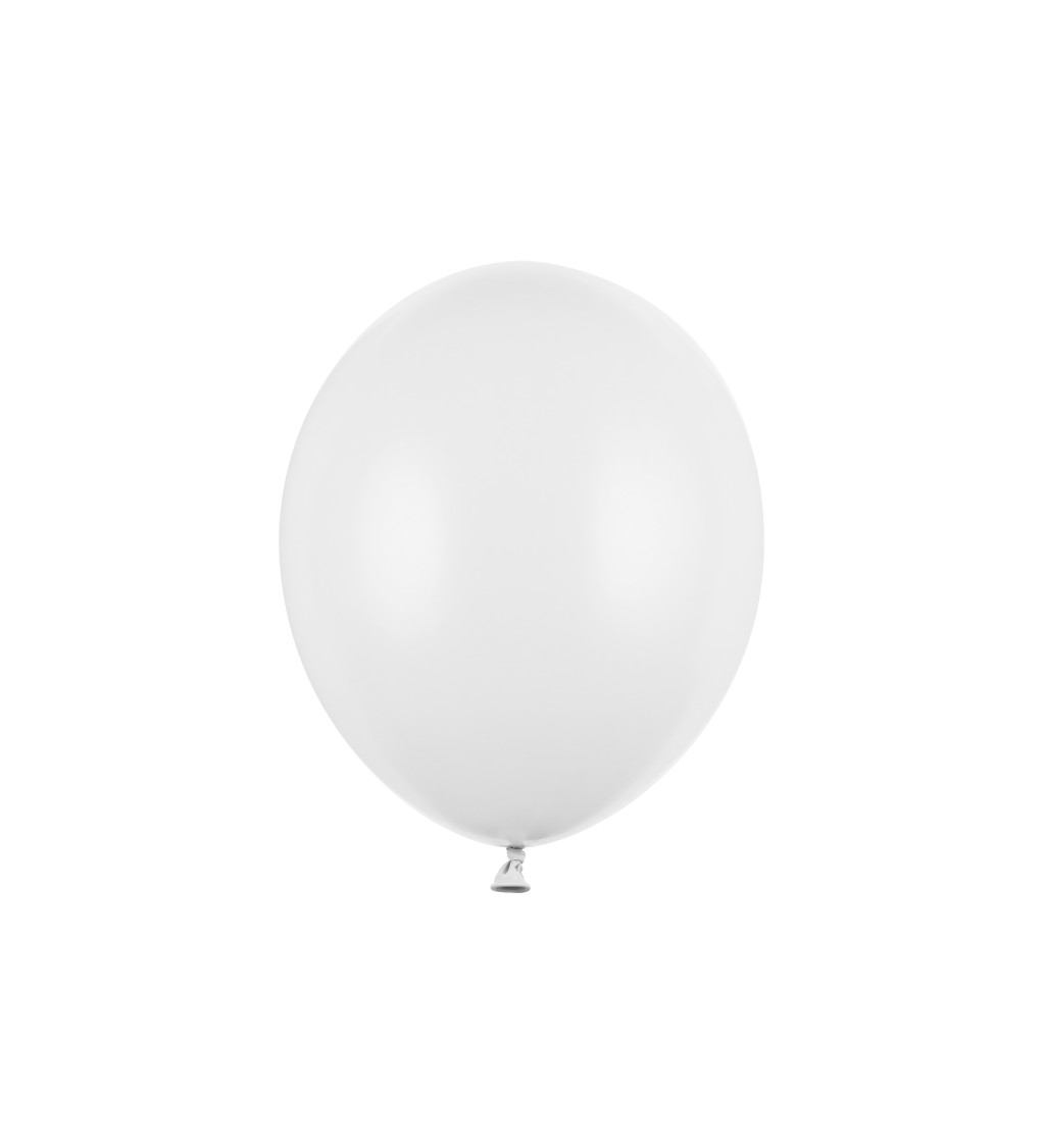 Pastelový balónik - biely