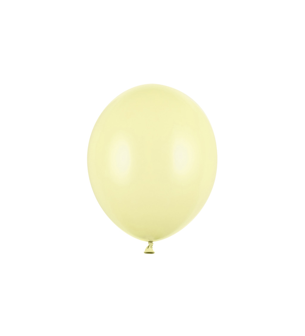 Latexové balóniky - žlté, pastelové