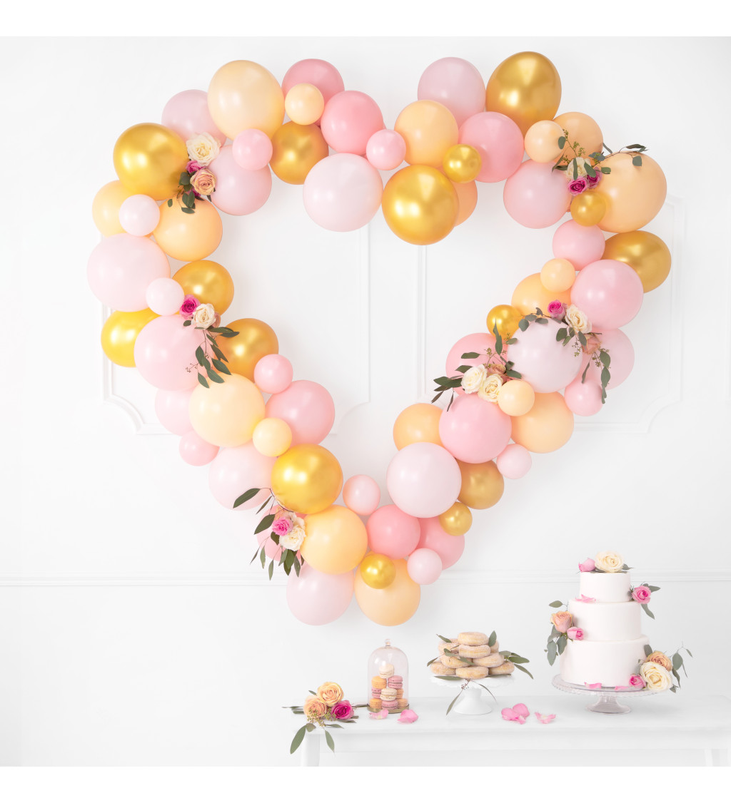 Latexové balóniky - svetlo ružová