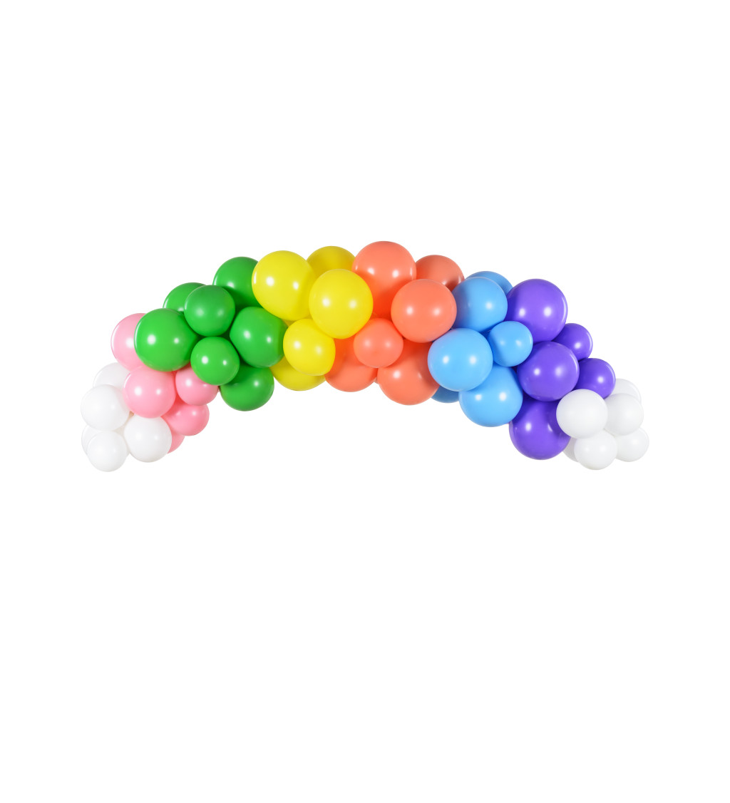 Latexové rainbow balóny - zelené