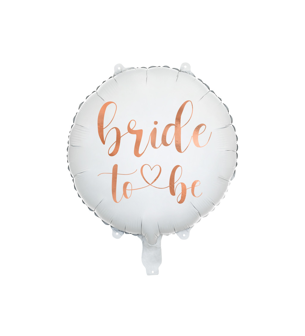 Biely balón Bride to be