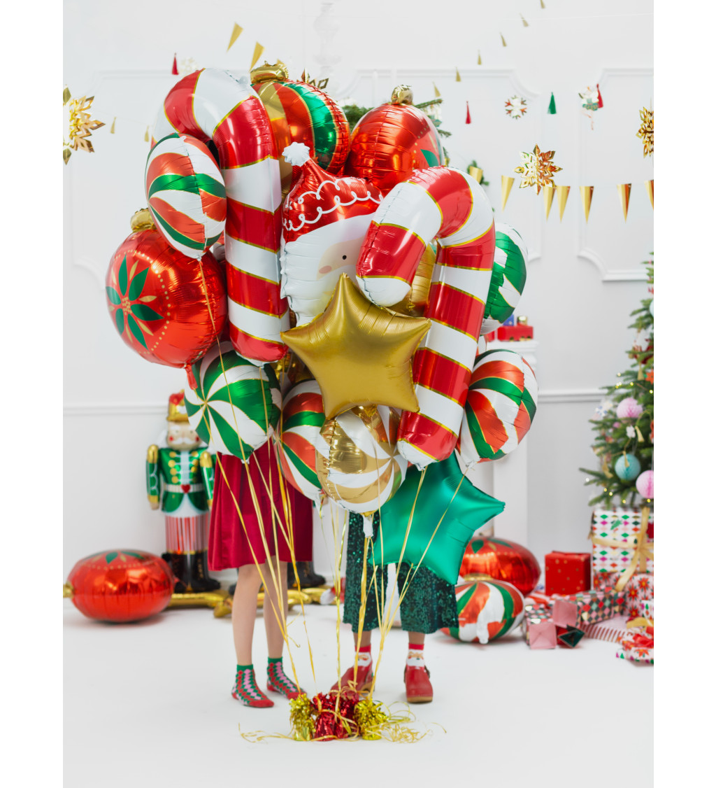 Fóliový balónik Vianočná ozdoba