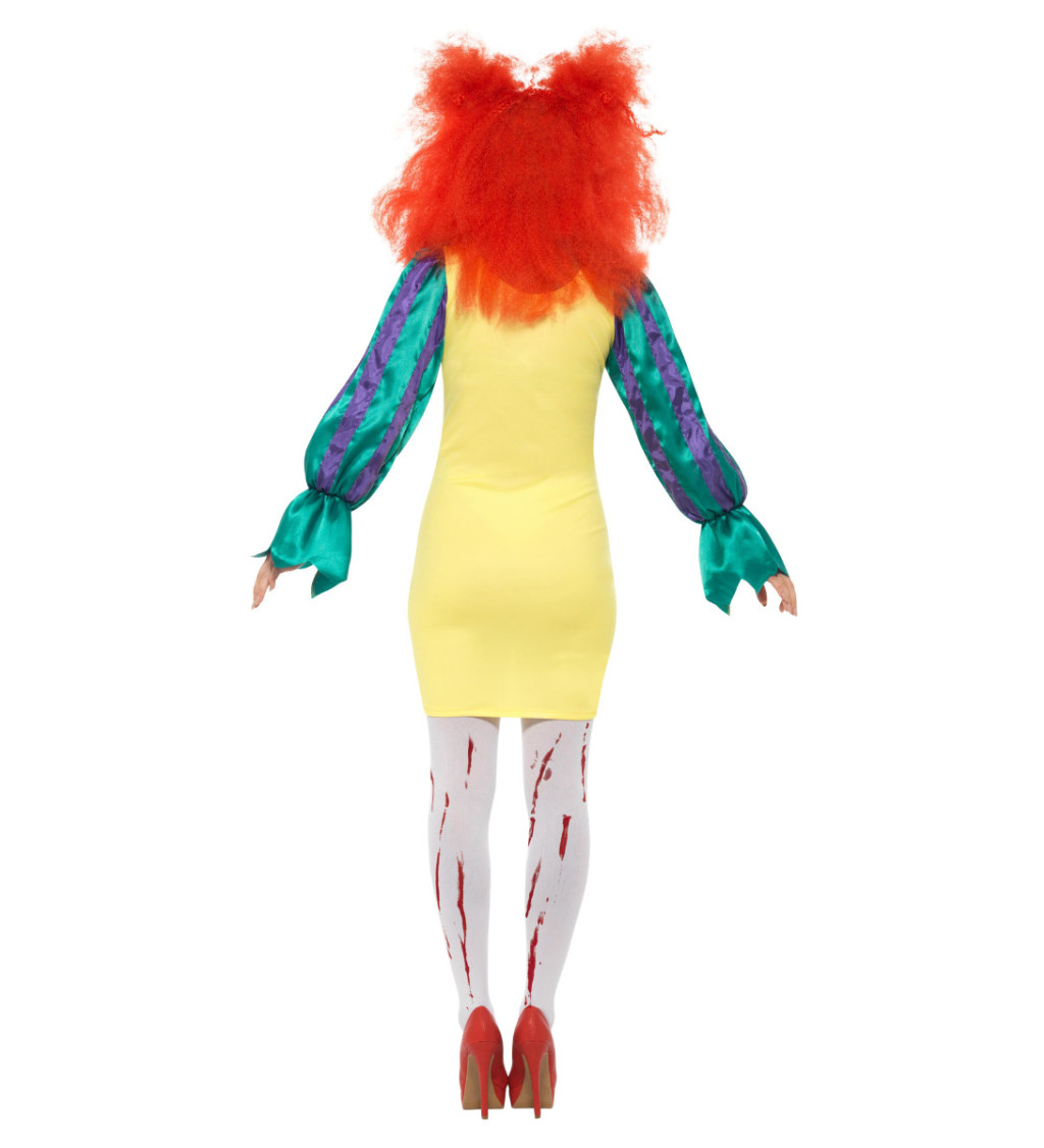 Kostým "Žltá hororová klaunica"