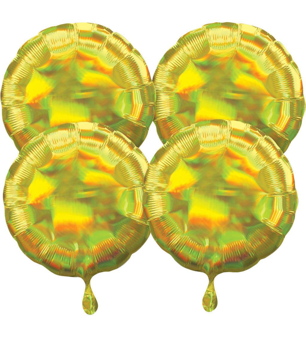 \\\sada fóliových balónikov Kolieska, žlté