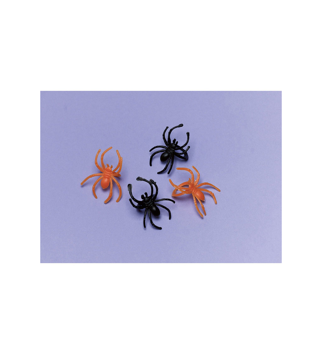 Orandžové a čierne pavúky