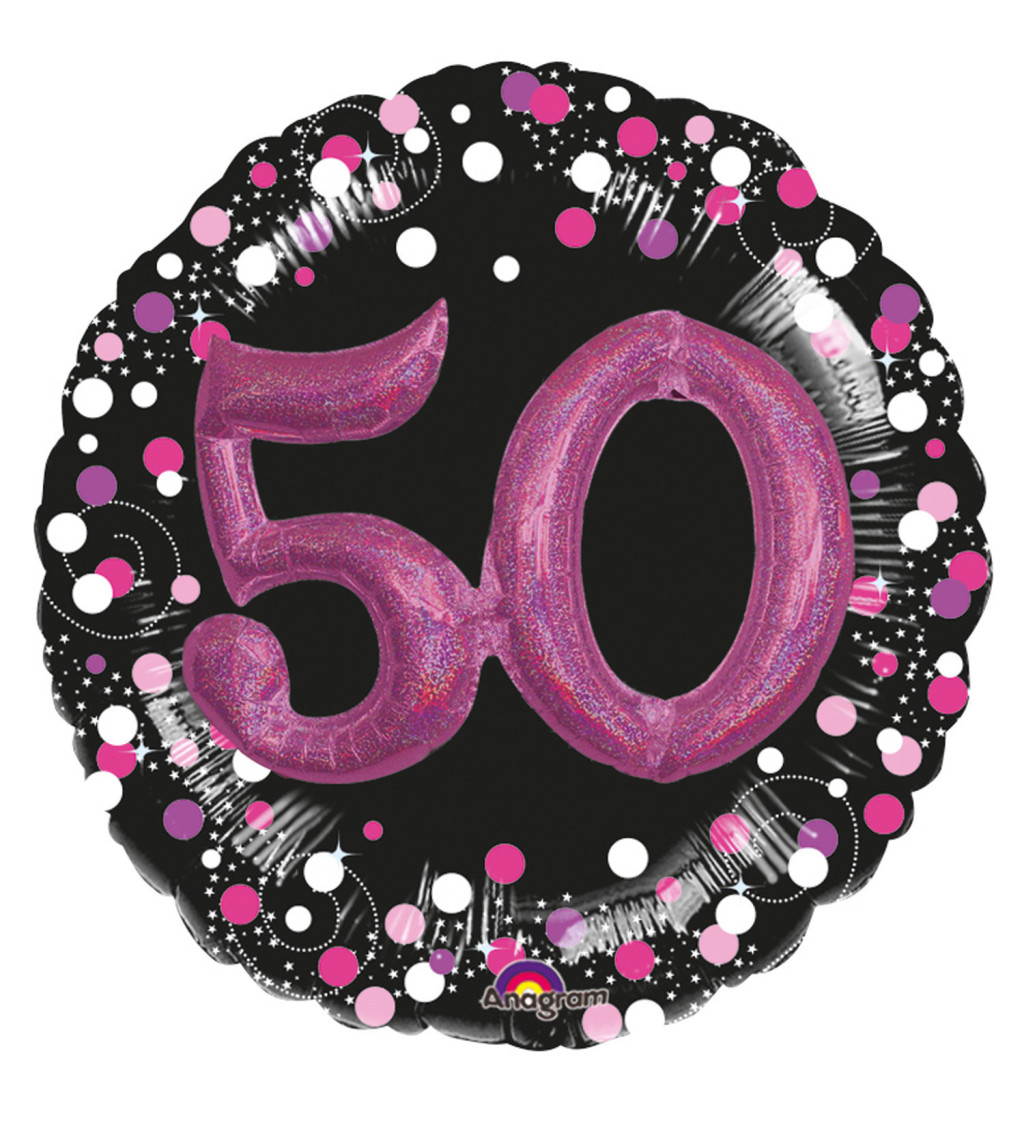 Fóliový 3D megabalón 50. narodeniny