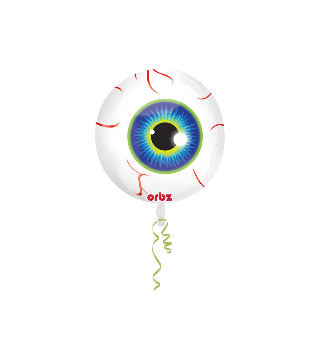 Fóliový balónik s motívom očnej bulvy