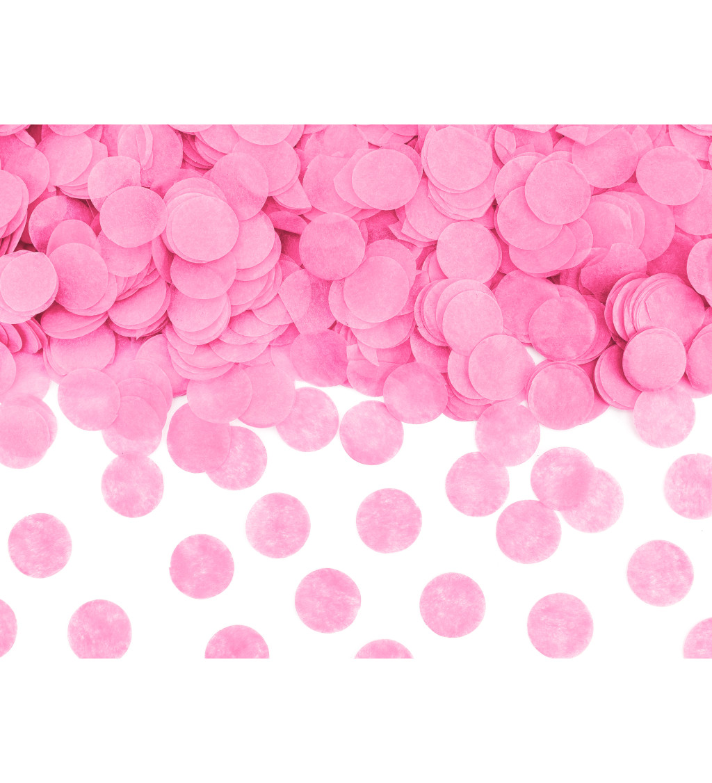 Vystrelovacie konfety, ružové
