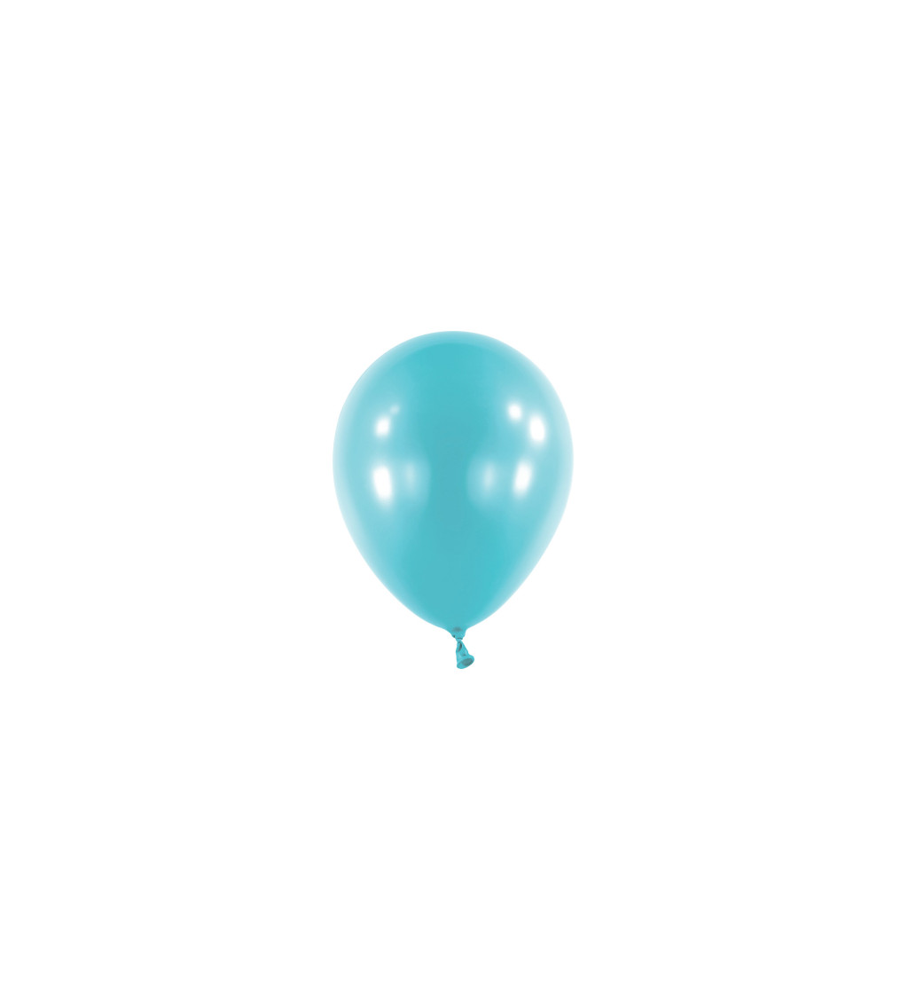 Latexové balóniky Perleťová karibská modrá 100 ks
