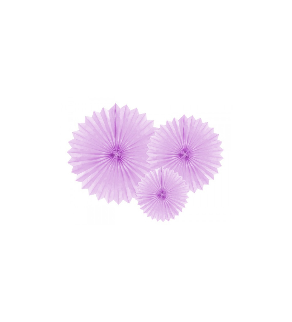 Dekoratívna rozeta - levanduľovo fialová