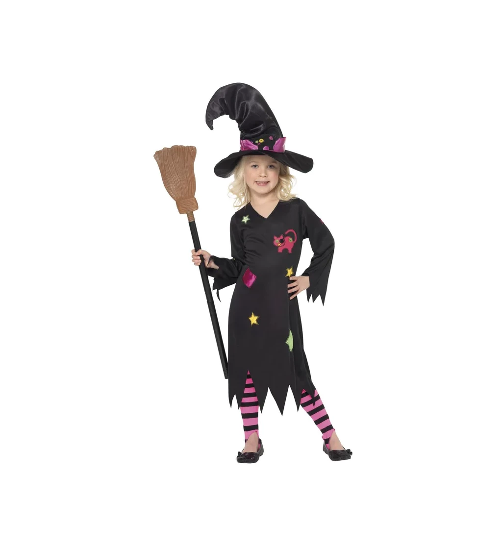 Detský kostým Malá čarodejnica
