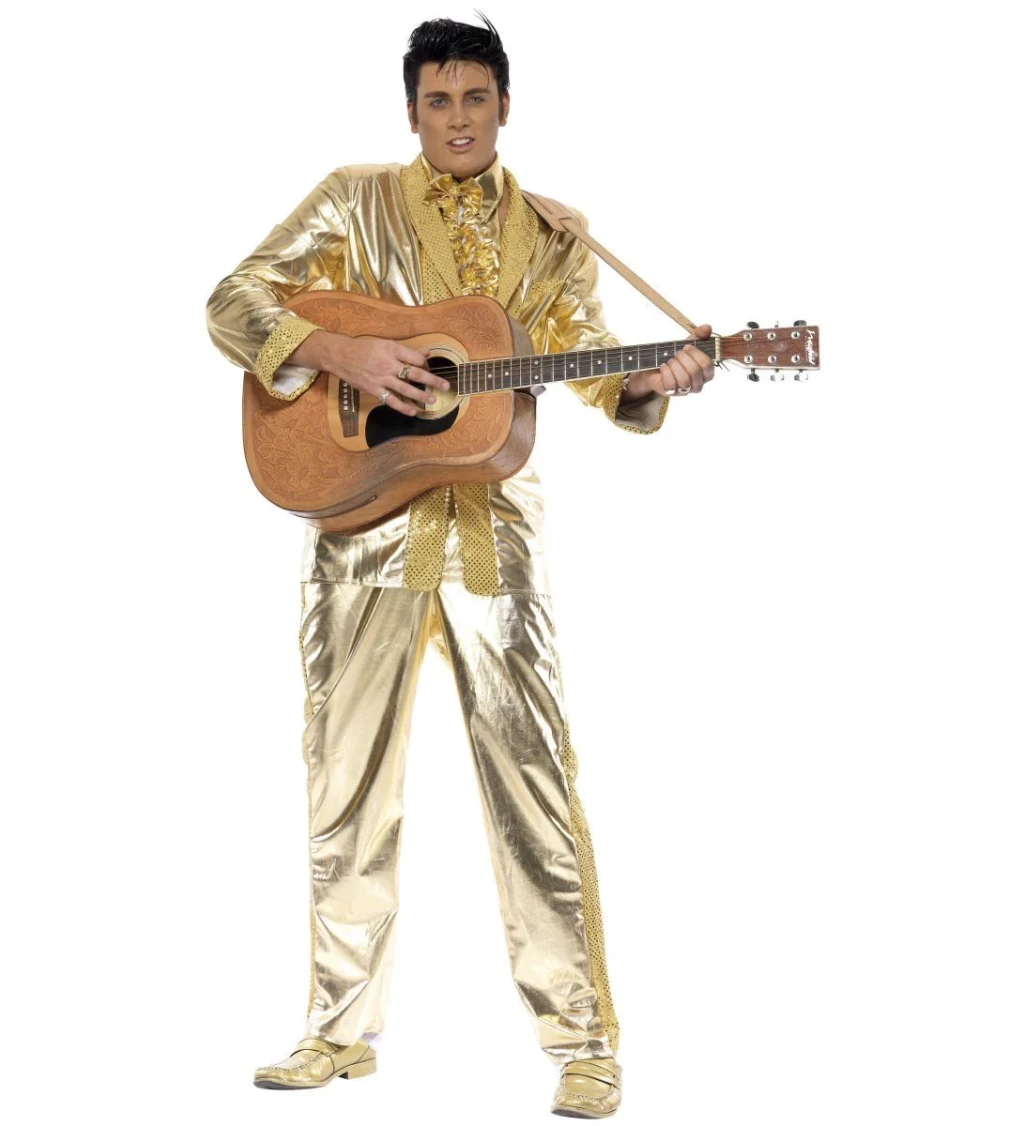 Kostým - Elvis zlatý