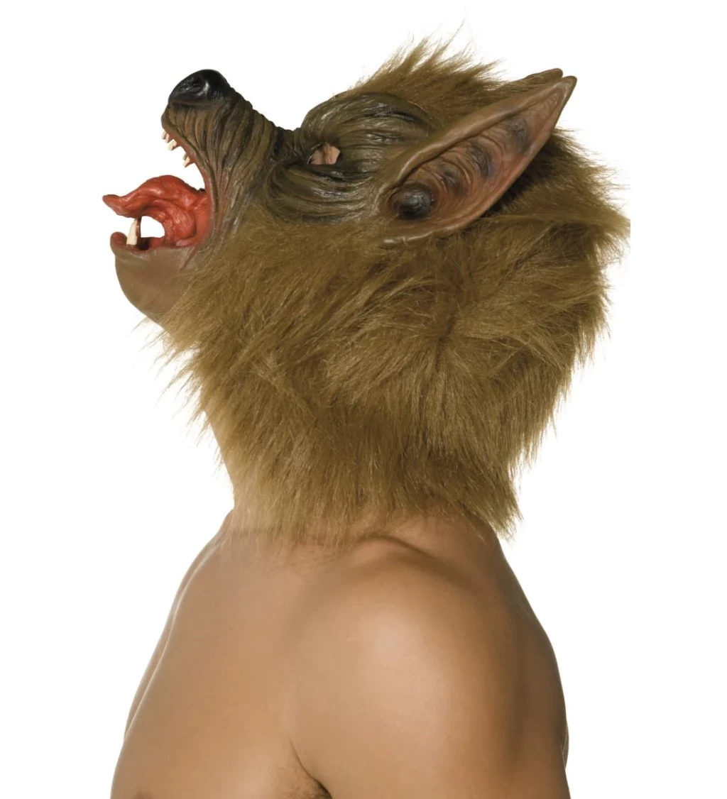 Maska - Hnedý vlk