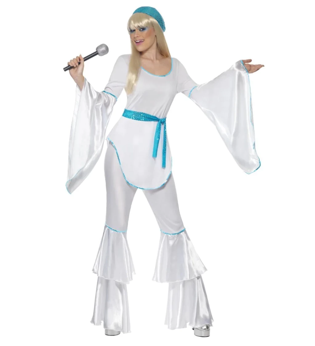 Kostým "ABBA modrobiela - dámsky"