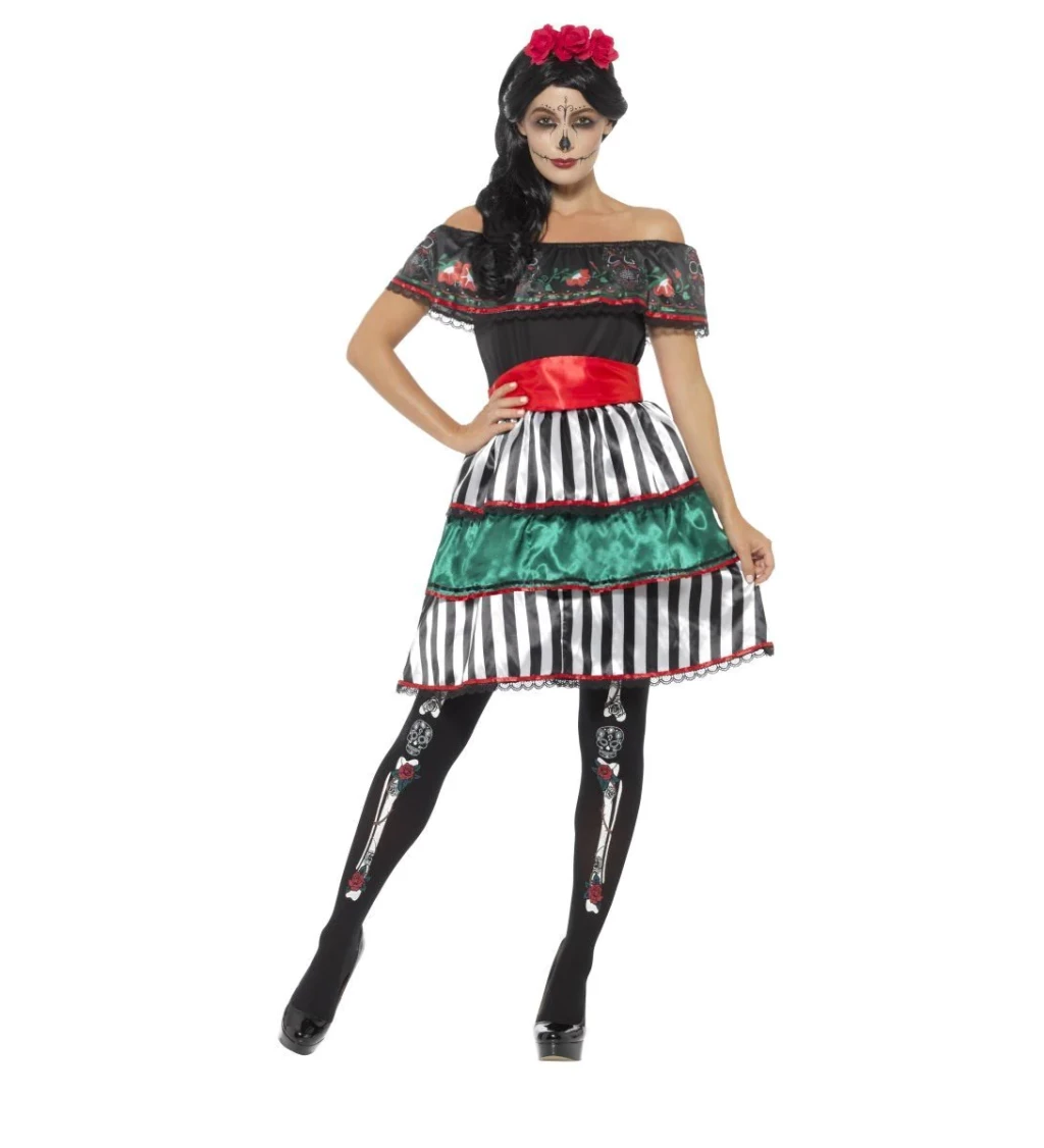 Kostým "Sexy Mexičanka - Den mrtvých"